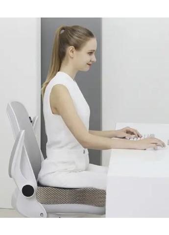 Ортопедическая подушка под попу на стул кресло автокресло со съемной наволочкой эффектом памяти 46х36х11 см (478030-Prob) Unbranded (301739283)