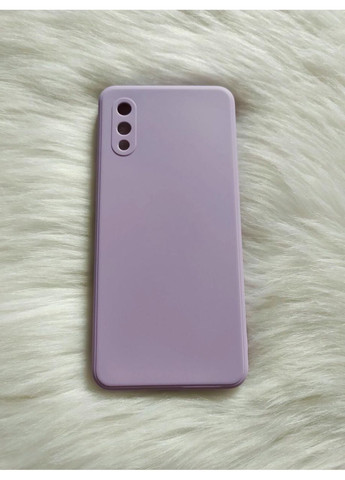 Чехол для Galaxy A02 (A022) лиловый силиконовый Silicone Case full Samsung (360896361)