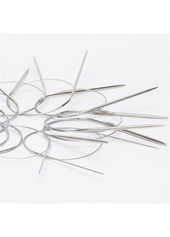 120 см 6 мм спиці в'язальні металеві, на тросі Plus-plus (352742966)