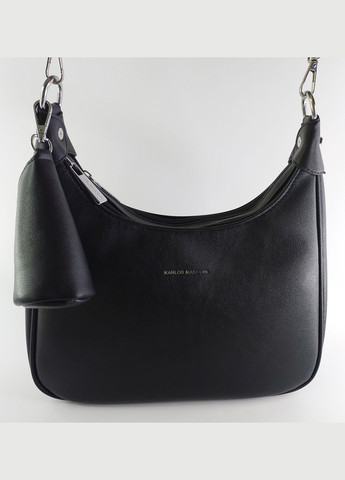 Сумка женская багет с коротким и длинным ремешком на два отделения белая Karlos Marconi (339079326)