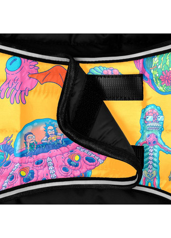 Курточка-накидка для собак Clothes, малюнок "Рік та Морті 3", M, А 37 см, B 52-62 см, С 36-47 см WAUDOG (363197032)