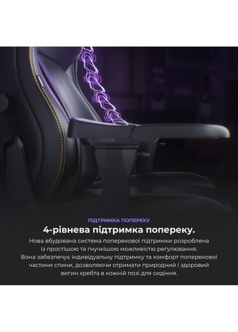 Кресло для геймеров Kaiser 4 Size L Black Premium PVC (AD12YDDC-L-20-B-PV/C) Anda Seat (363832113)