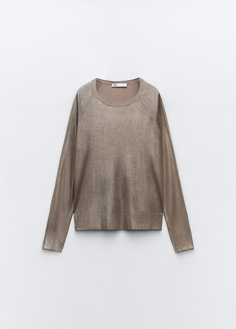 Бронзовий демісезонний светр Zara