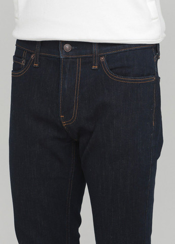 Темно-синие демисезонные джинсы skinny af9118m Abercrombie & Fitch