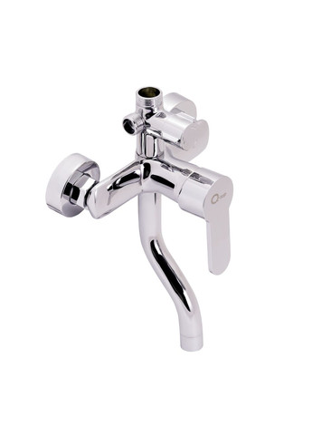 Душова система універсальна Plava на три споживача (з виливом) з полицею QT1005CRM Chrome Qtap 1005 (324250496)