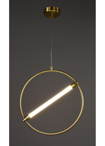 Люстра светодиодная подвесная LED светильник для квартиры на потолок лэд 28256 Латунь 40-180х35х10 см. Sunnysky (365680614)