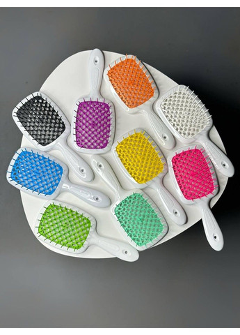 Щетка для волос Superbrush The Original Белый-Оранжевый Janeke (316519338)