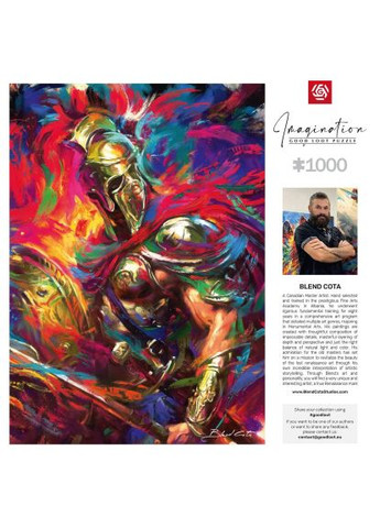 Пазл Imagination: Blend Cota The Illyrian Warrior 1000 ел. (5908305249665) GoodLoot Imagination Blend Cota The Illyrian Warrior 1000 е (366065912)