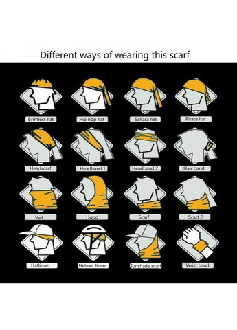 Багатофункціональна бандана-череп | Захисна тактична маска для обличчя, спорту, байкерів і туризму No Brand (368575643)