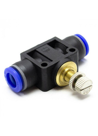 Кран голчастий тонкого регулювання (пластик) під шланг 8 мм No Brand (299898574)