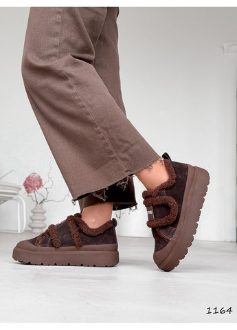 Черевики жіночі Solini шоколад, натуральна замша 1164 ЗИМА Mona (370369522)
