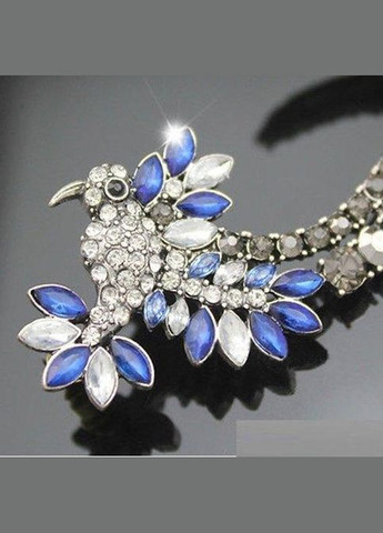 Ошатна каффа в стразах на ліве вушко Птах Fashion Jewelry (336949483)