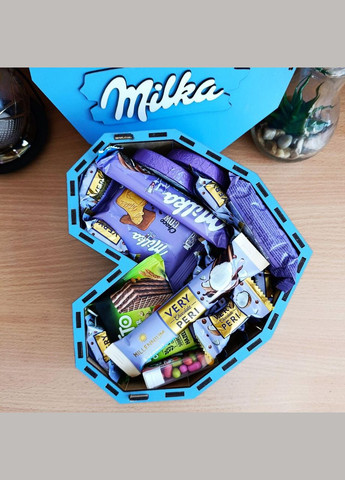 Подарочный бокс милка с конфетами на день влюбленных 8 марта день рождениядля девушки (ar183) No Brand (321997316)