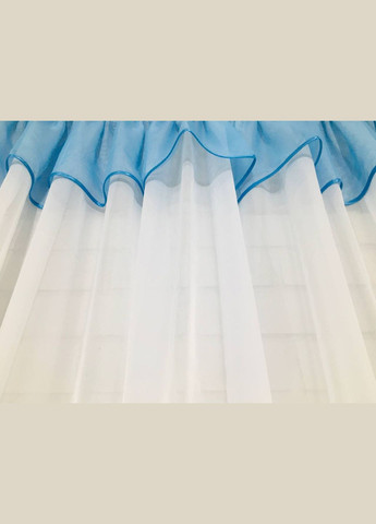 Тюль короткий з ламбрекеном бузковий 180х300 с No Brand (300694312)
