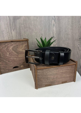 Мужской кожаный ремень классический натуральная кожа для повседневной носки пояс для брюк ProDobro (363259508)