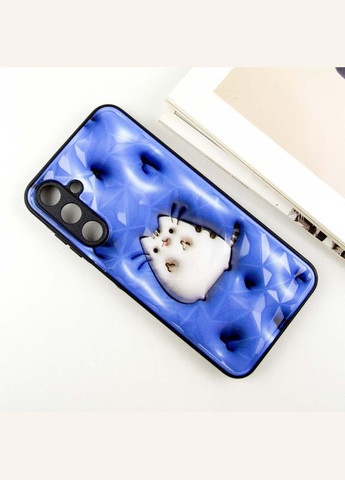Чехол TPU+PC Prisma Fluffie для Samsung Galaxy A05s Pusheen No Brand (340063436)
