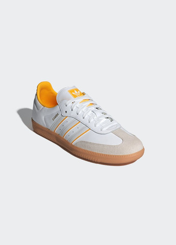 Белые летние кроссовки samba og adidas