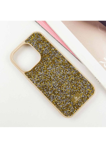 Чехол TPU Rock Diamond для Apple iPhone 13 Pro (6.1") Золотой Bling World (369646333)