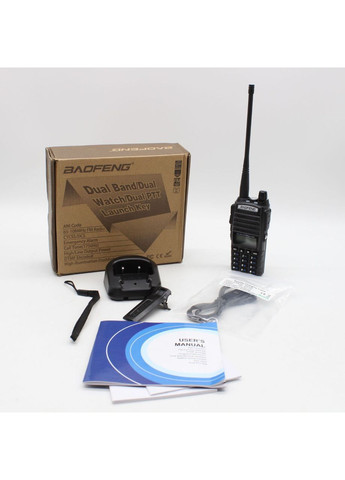 Рация UV-82 до 10 км (5W, 2000 мАч)/ Портативная радиостанция/Рация баофэнг Baofeng (370255600)