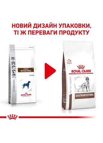 Лечебный сухой корм для собак Gastro Intestinal 15 кг (3182550771078 / 3182550905695) (11285) Royal Canin (279571732)