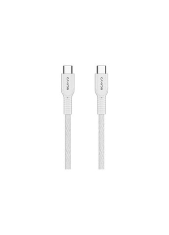 Дата кабеля USB-C to USB-C 1.0m OnWire 60CL C-C 60W COLOR Braided 1m White (m469331) Canyon USB-C to USB-C 1.0m OnWire 60CL C-C 60W COLOR Brai (367068227)
