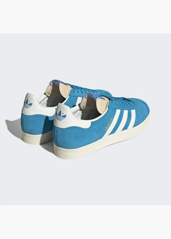 Светло-синие демисезонные кроссовки мужские gazelle shoes light blue gy7337 adidas