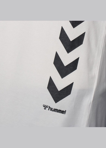 Молочная футболка с логотипом для мужчины 911321 Hummel
