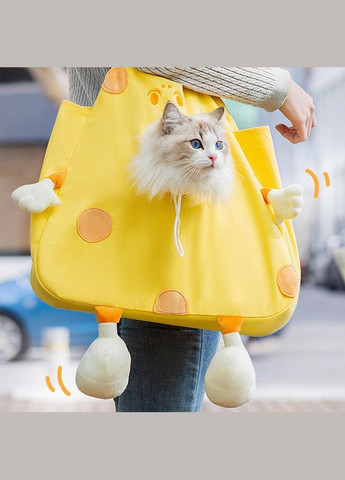 Сумка-переноска для кішок і собак 2404SXMJ3153 Сookies Yellow L 5 шт. Lesko (356500305)