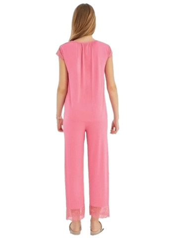 Розовая всесезон пижама футболка + брюки Angels Secret