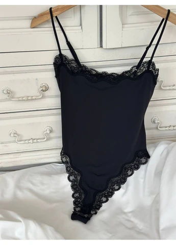 Боди женское базовое с кружевом No Brand (388621697)