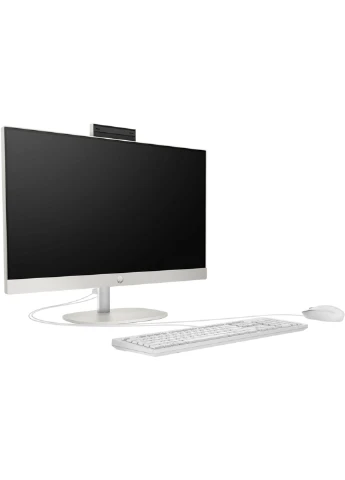 Компьютер персональный моноблок 245-G10 23.8" FHD IPS AG, AMD R5-7520U, 16GB, F512GB, UMA, WiFi, кл+м, 3р, DOS, белый HP (322560826)