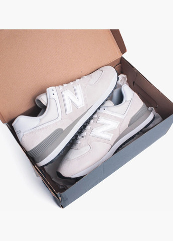 Сірі всесезонні кросівки унісекс 574 classic gl grey ml574evw New Balance