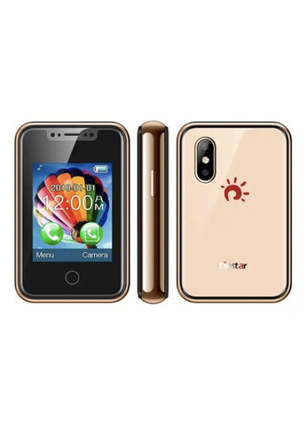 Міні мобільний телефон AIEK BM 8XR 2SIM Mini Gold Home (288578991)