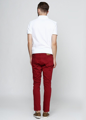 Бордовые повседневный демисезонные брюки Alcott