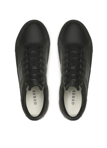 Черные всесезонные мужские кроссовки fm7toi ell12 иск.кожа Guess Короткие