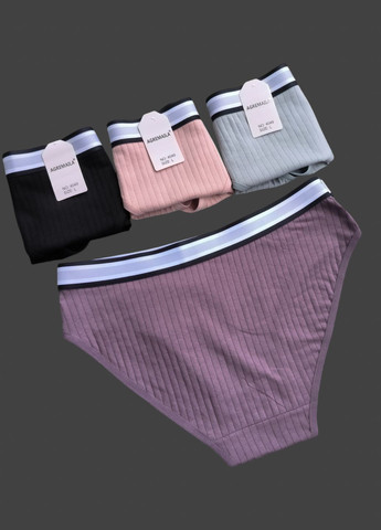 Набір 4 шт трусики сліпи в широкий рубчик Agremaila (313452824)