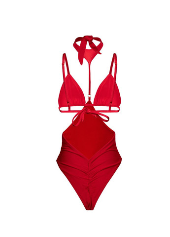 Вишневий літній купальник роздільний Nea Gaia SELENE