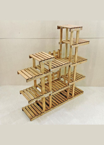 Подставка для цветов из дерева Бордо мускат (ЦВТ-002407) No Brand (328226138)