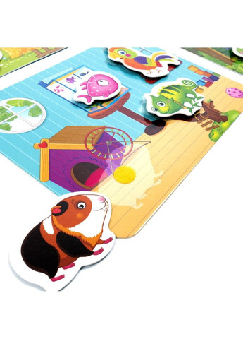 Игра с липучками «Кто где живет?» VT 1302-26 Vladi toys (297129463)