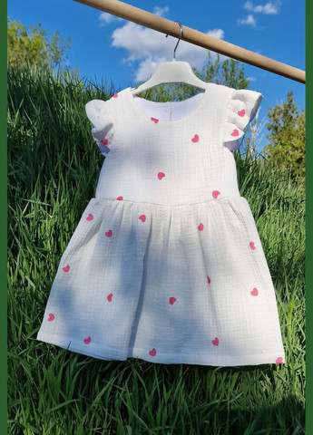 Молочное платье сарафан муслин No Brand (294207147)