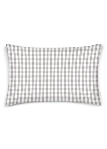 Евро постельное белье с простыней на резинке TAUPE CHECK (4822052404485) Cosas (393213465)