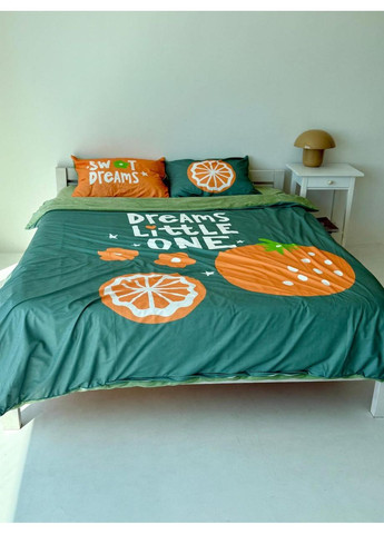 Постельное белье Апельсинка, вельвет + плюш Двухспальный размер, наволочки 50/70 No Brand (364219210)