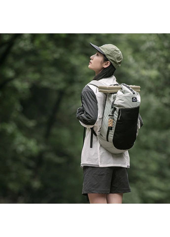 Рюкзак туристический NH20BB206, 20л, графит в клетку (00000005185) Naturehike (356486625)