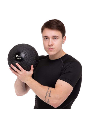 М'яч набивний слембол для кросфіту рифлений Slam Ball FI-7474 8 кг FDSO (290109296)
