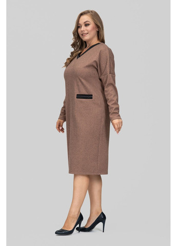 Пудрова жіноча трикотажна сукня лана all posa (ap102615p) A'll Posa