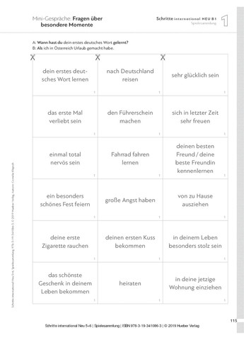 Schritte International Neu 5+6. Spielesammlung Hueber (393142518)