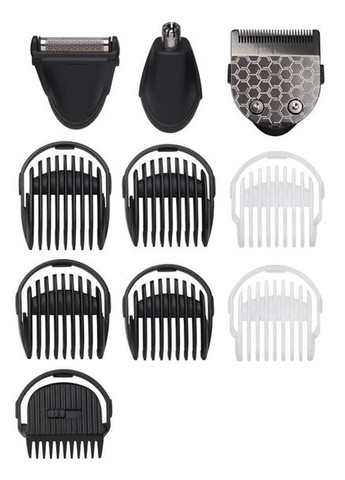 Набор для стрижки волос, 10 в 1, 10 насадок, серый BaByliss (314833337)