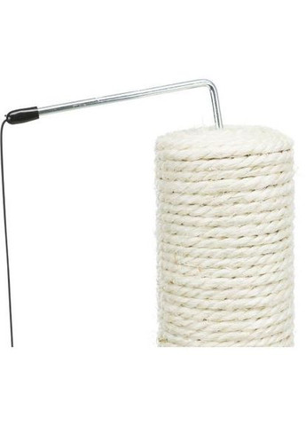 Царапка столбик с мышкой на пружине для кошек, 40х30х50 см (сизаль/плюш) Trixie (324625207)