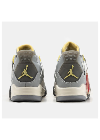 Серые демисезонные кроссовки мужские Nike Air Jordan 4 Craft Photon