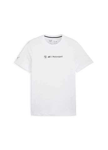 Біла футболка bmw m motorsport men's logo graphic tee Puma